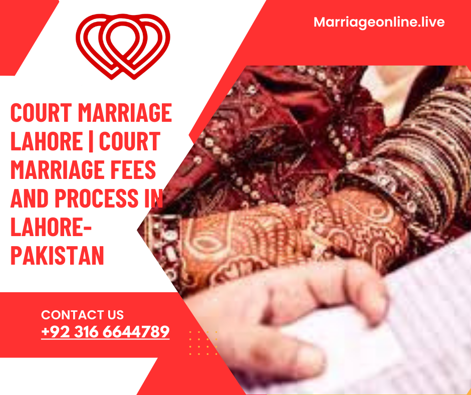 Court Marriage Fees Lahore